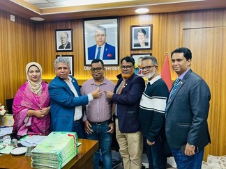 MAK Group BD leadership with District Governor at Lions International office